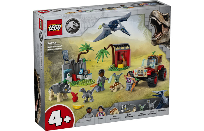 Конструктор LEGO Jurassic World Центр порятунку дитинчат динозаврів (76963).