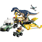 Конструктор LEGO Jurassic World Місії динозаврів: Транспортна вантажівка з Аллозавром (76966).