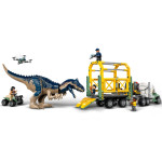Конструктор LEGO Jurassic World Місії динозаврів: Транспортна вантажівка з Аллозавром (76966).