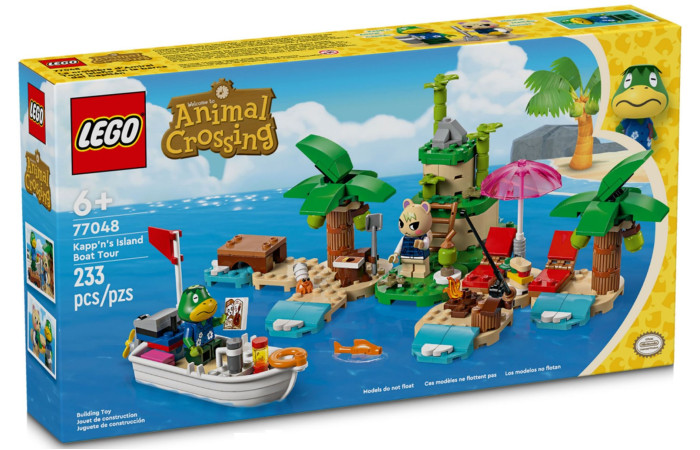 Конструктор LEGO Animal Crossing Човнова екскурсія островом Каппіна (77048).
