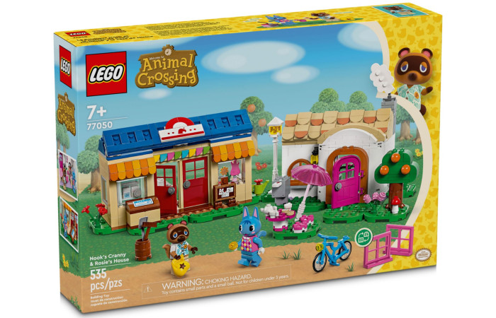 Конструктор LEGO Animal Crossing Ущелина Нука і будинок Розі (77050).