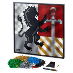 Конструктор LEGO Art Герби факультетів Гоґвортсу (31201).