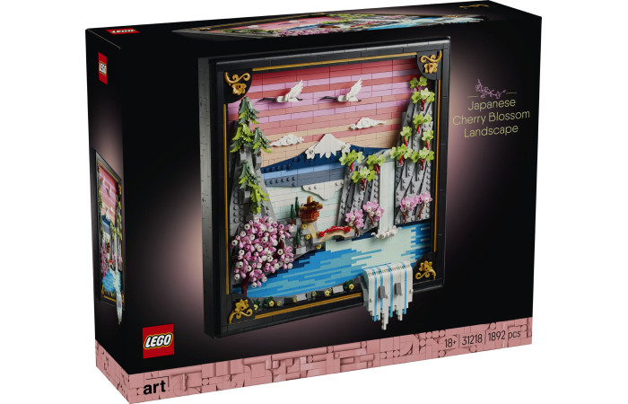 Конструктор LEGO Art Пейзаж з квітучою японською сакурою (31218). Конструктор LEGO Art Пейзаж з квітучою японською сакурою (31218).