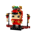 Конструктор LEGO Brick Headz Хлопець танцює дракон (40354).