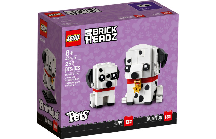 Конструктор LEGO Brick Headz Далматинець (40479).