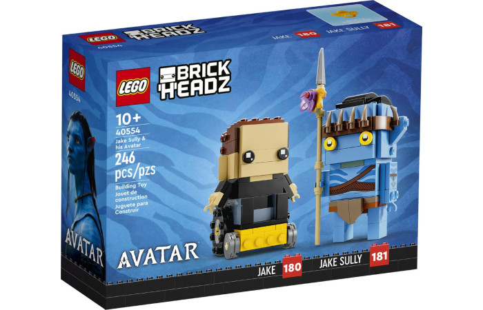 Конструктор LEGO Brick Headz Джейк Саллі та його аватар (40554).