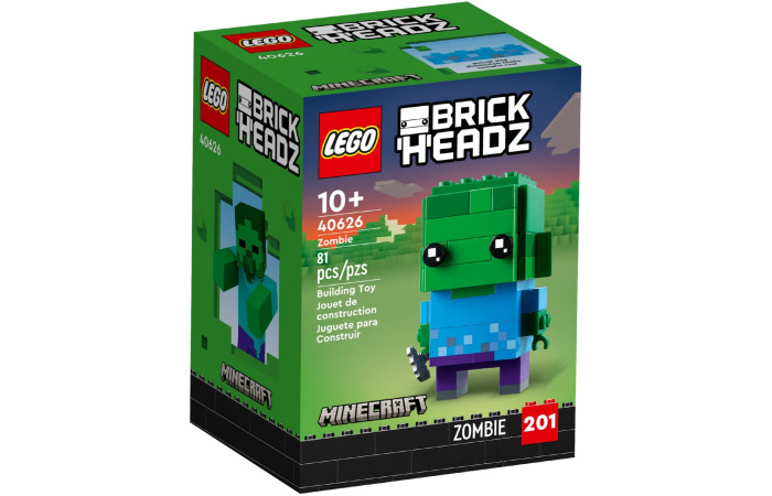 Конструктор LEGO Brick Headz Зомбі (40626).
