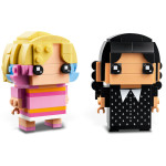 Конструктор LEGO Brick Headz Уенсдей та Енід (40750).
