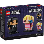 Конструктор LEGO Brick Headz Уенсдей та Енід (40750).