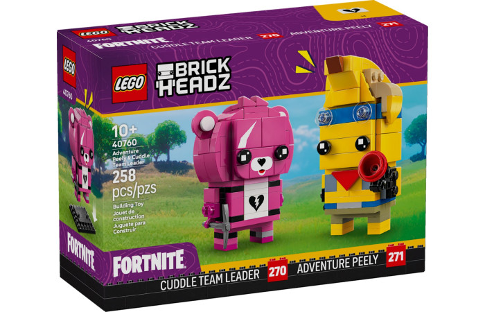Конструктор LEGO Brick Headz Пілі та лідер команди обіймашок (40760).