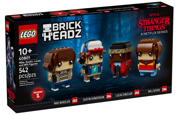 Конструктор LEGO Brick Headz Майк, Дастін, Лукас і Вілл (40801). Конструктор LEGO Brick Headz Майк, Дастін, Лукас і Вілл (40801).