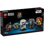 Конструктор LEGO Brick Headz Мандалорець і Грогу: Союзники та лиходії (40856).