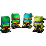Конструктор LEGO Brick Headz: Фігурки Черепашок-ніндзя (40878).