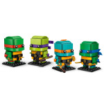 Конструктор LEGO Brick Headz: Фігурки Черепашок-ніндзя (40878).