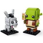 Конструктор LEGO Brick Headz Шрек, Осел та Пряник (40923).