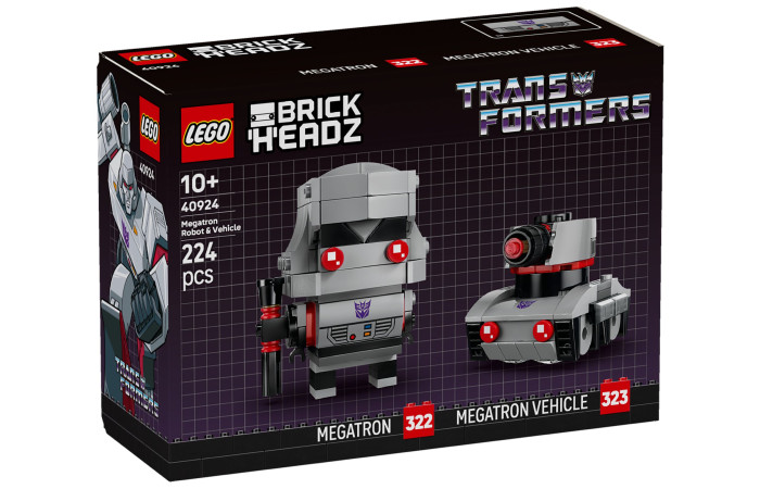 Конструктор LEGO Brick Headz Мегатрон та машина (40924).