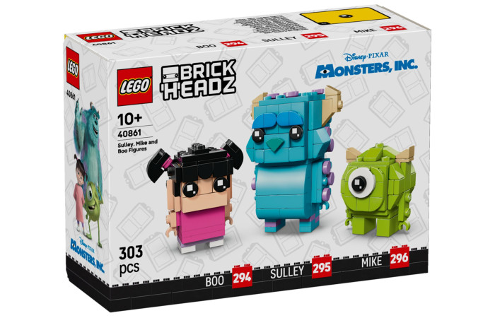 Конструктор LEGO Brick Headz Саллі, Майк і Бу (40861). Конструктор LEGO Brick Headz Саллі, Майк і Бу (40861).