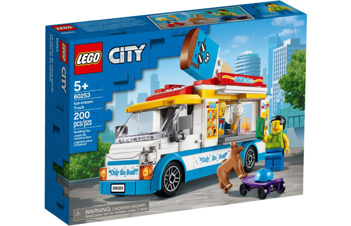 Конструктор LEGO City Фургон с мороженым (60253).