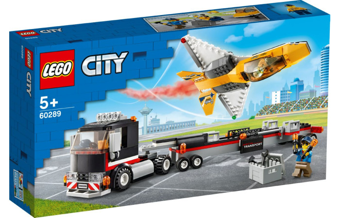 Конструктор LEGO City Транспортировка самолёта на авиашоу (60289).
