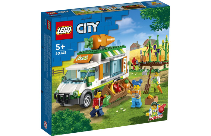 Конструктор LEGO City Фургон для фермерського ринку (60 345). Конструктор LEGO City Фургон для фермерського ринку (60 345).