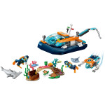 Конструктор LEGO City Човен для дайвінгу Explorer (60377).