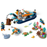 Конструктор LEGO City Човен для дайвінгу Explorer (60377).