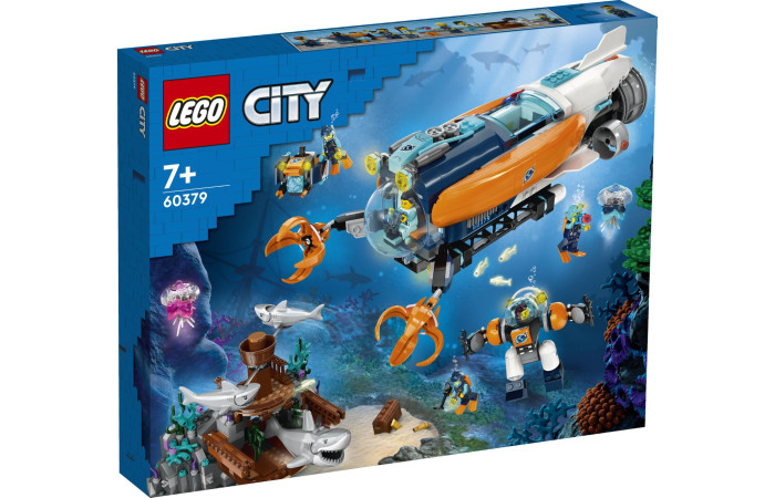 Конструктор LEGO City Підводний човен Deep-Sea Explorer (60379).
