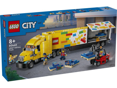 Жовта вантажівка доставки