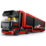 Конструктор LEGO City Вантажівка F1 з RB20 та AMR24 (60445).