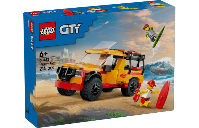 Конструктор LEGO City Спасательный пляжный внедорожник (60453).