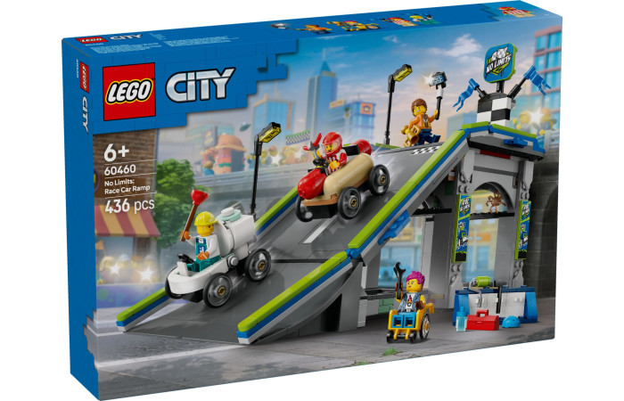 Конструктор LEGO City Автодром для гоночних автомобілів (60460).