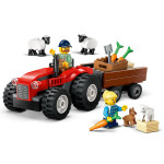 Конструктор LEGO City Красный фермерский трактор (60461).