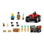 Конструктор LEGO City Красный фермерский трактор (60461).