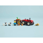 Конструктор LEGO City Красный фермерский трактор (60461).