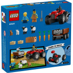 Конструктор LEGO City Красный фермерский трактор (60461).