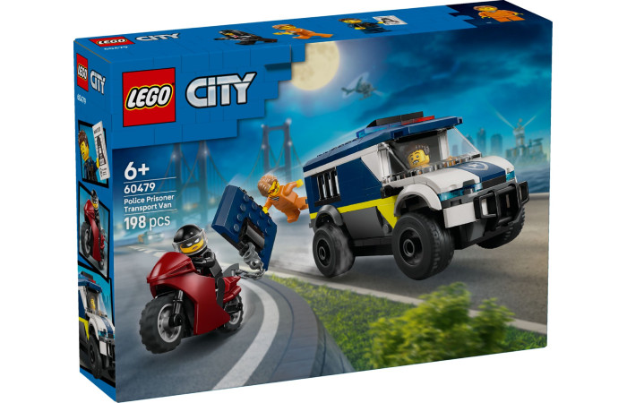 Конструктор LEGO City Фургон для перевезення злочинців (60479).