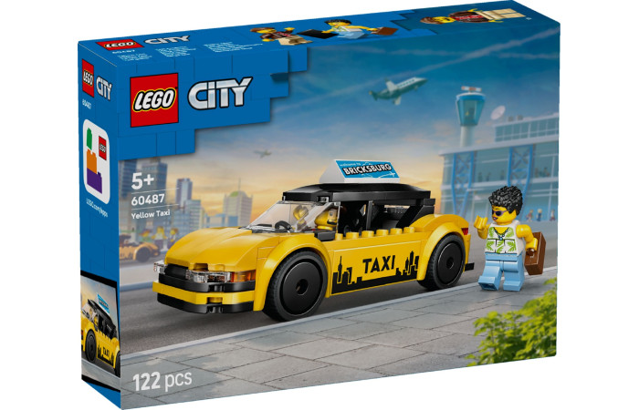 Конструктор LEGO City Жовте таксі (60487).