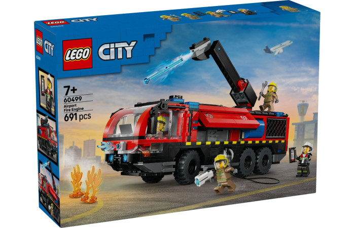 Конструктор LEGO City Пожежна машина аеропорту (60499). Конструктор LEGO City Пожежна машина аеропорту (60499).