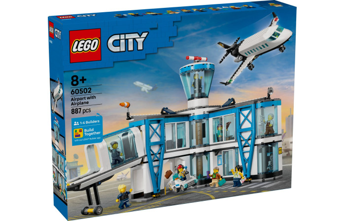 Конструктор LEGO City Аеропорт і літак (60502).