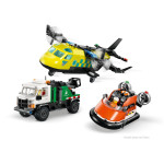 Конструктор LEGO City Літак, вантажівка та катер (60505).