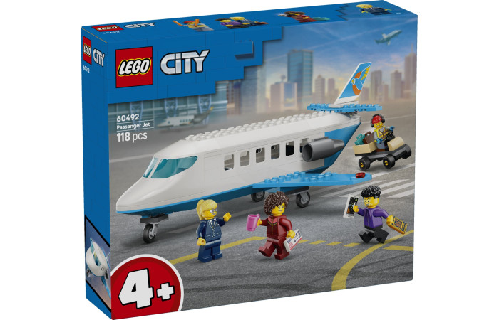 Конструктор LEGO City Пассажирский самолет (60492).