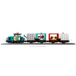Конструктор LEGO City Портовой грузовой поезд с краном (60509).