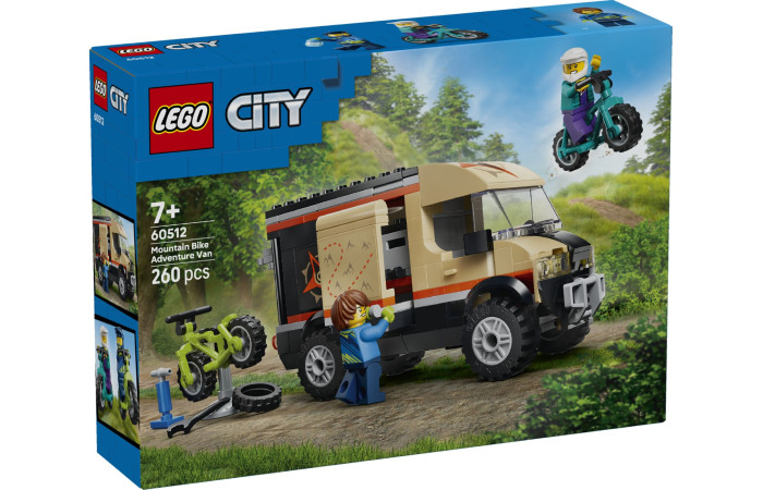 Конструктор LEGO City Фургон для приключений (60512).