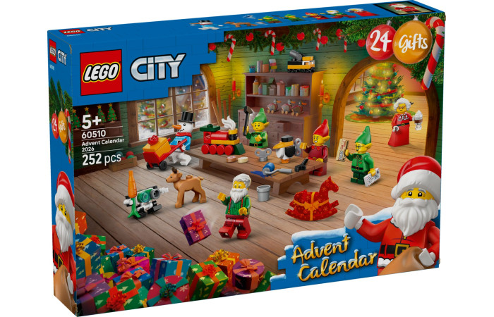 Конструктор LEGO City Новорічний календар Сіті 2026 (60510). Конструктор LEGO City Новорічний календар Сіті 2026 (60510).