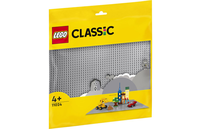 Конструктор LEGO Classic Сіра базова пластина (11024).