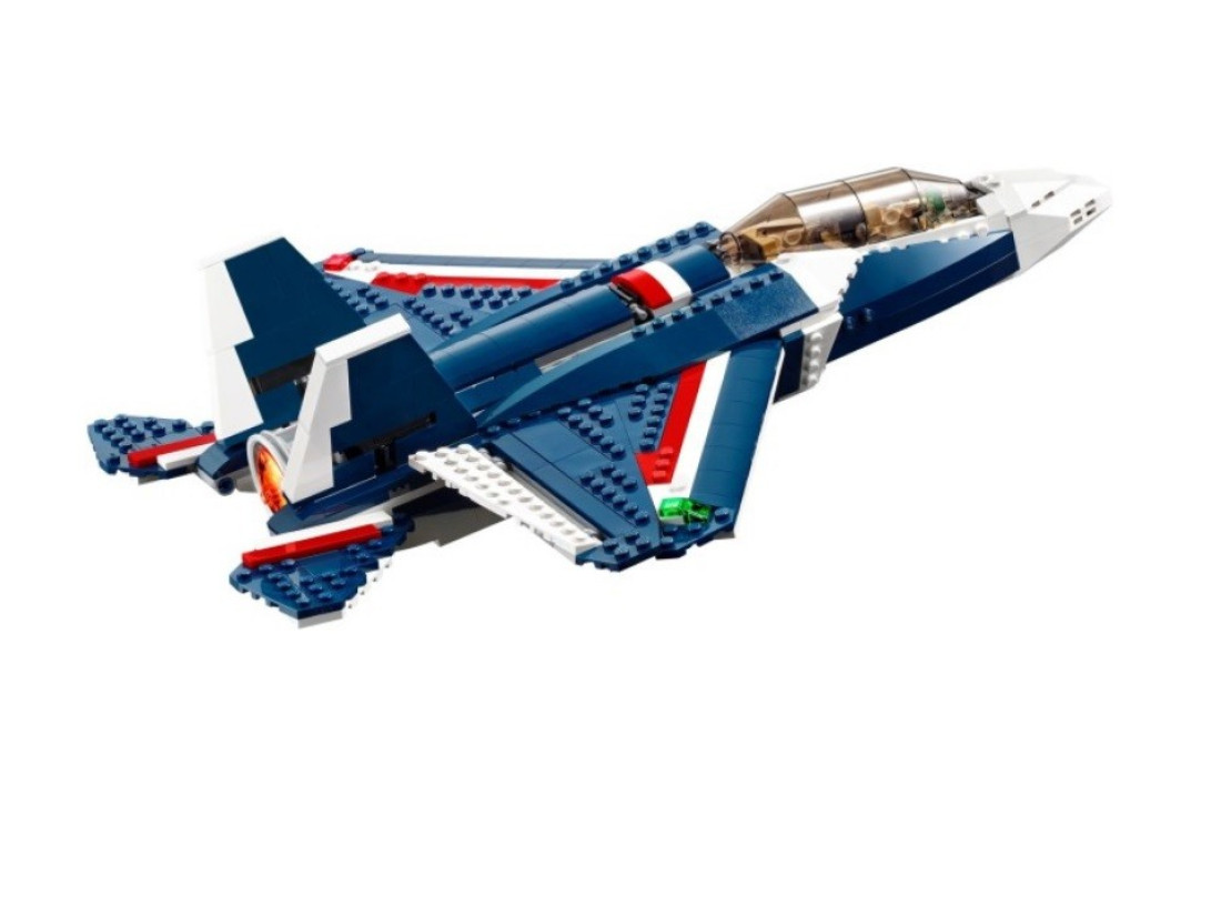 Офіційне LEGO 31039 Синій реактивний літак онлайн у bricksadd.com.ua