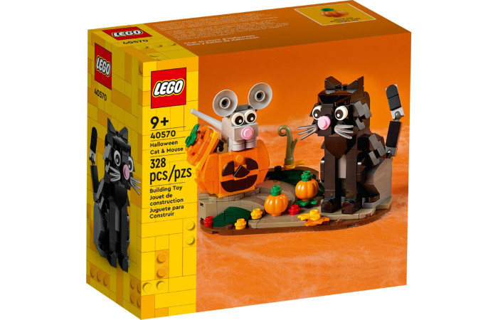 Конструктор LEGO Creator Хэллоуин Кошка и Мышка (40570).