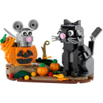 Конструктор LEGO Creator Хэллоуин Кошка и Мышка (40570).