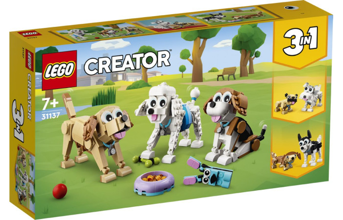 Конструктор LEGO Creator Очаровательные собаки (31137).