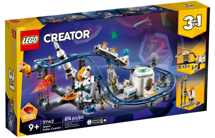 Конструктор LEGO Creator Космічні американські гірки (31142).